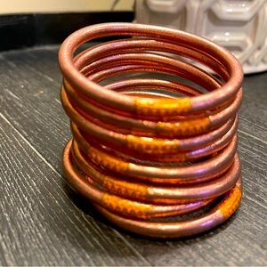 BuDhaGirl Rose Gold All Weather Bangles